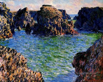  Belle Tableaux - Entrer à PortGoulphar BelleIle Claude Monet